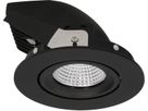 LED-Einbauspot TURN schwarz 3000K 960lm 50°