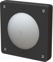 interrupteur à poussoir schéma 3 illuminé ENC exo IP55 noir