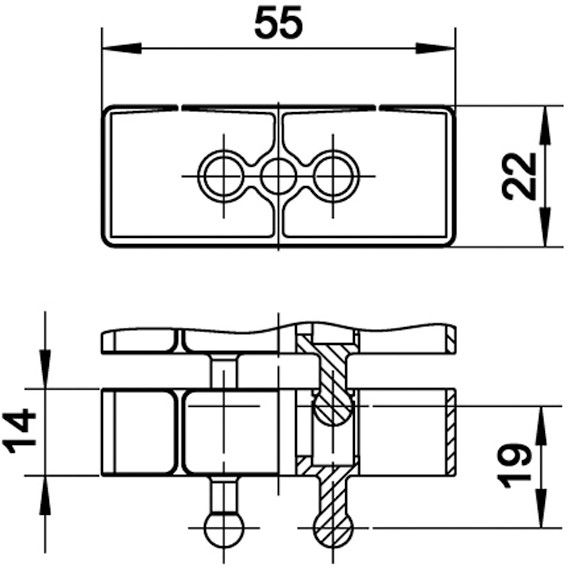Kabelschlange Flex II 1.00m weiss RAL9003