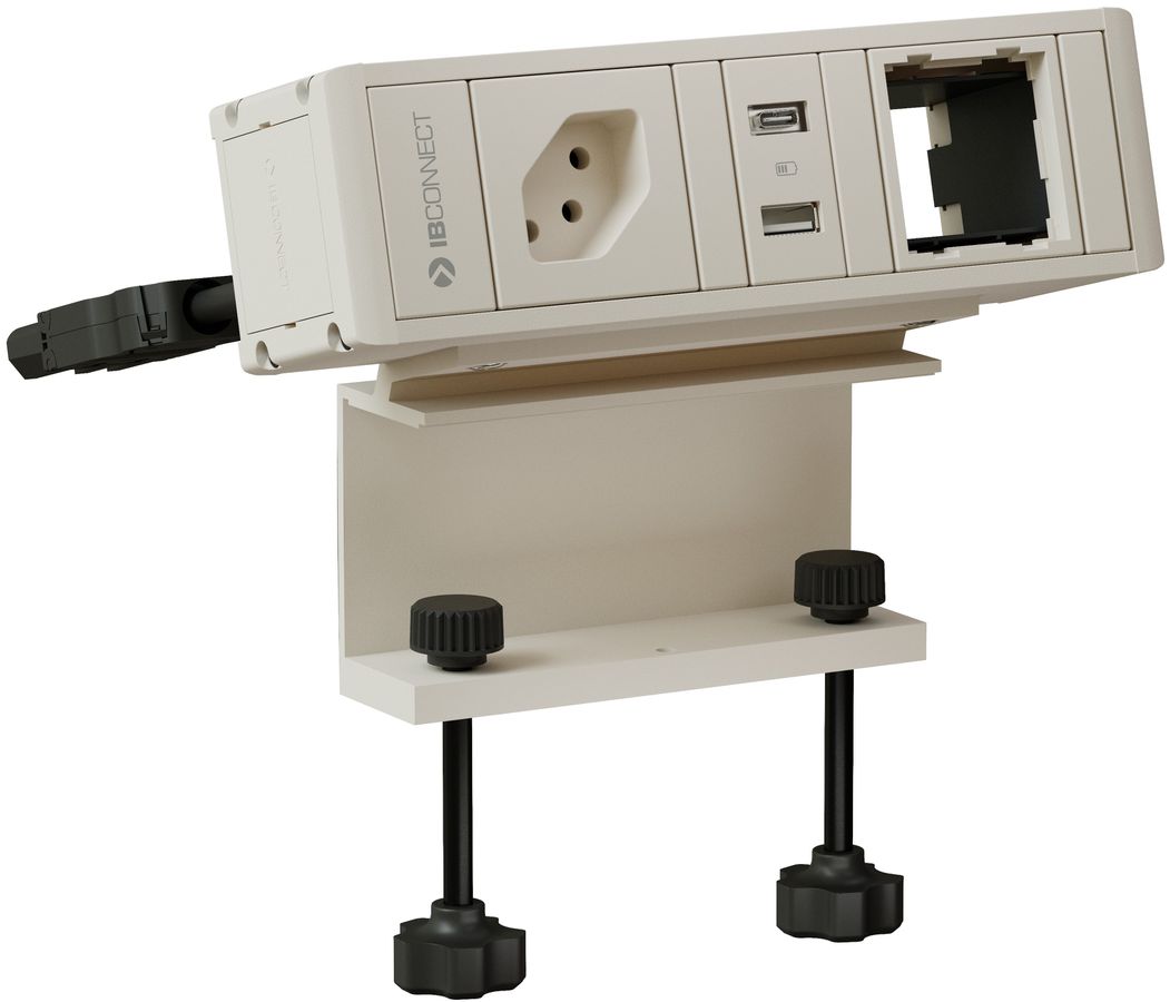 CUBO T Steckdoseneinheit weiss 1x Typ 13 1x USB-A/C 1x Leermodul