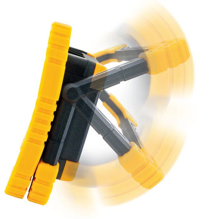 projecteur de travail rechargeable LED 20W noir/jaune