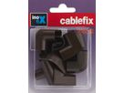 Joints assort. for cablefix 10mm brown