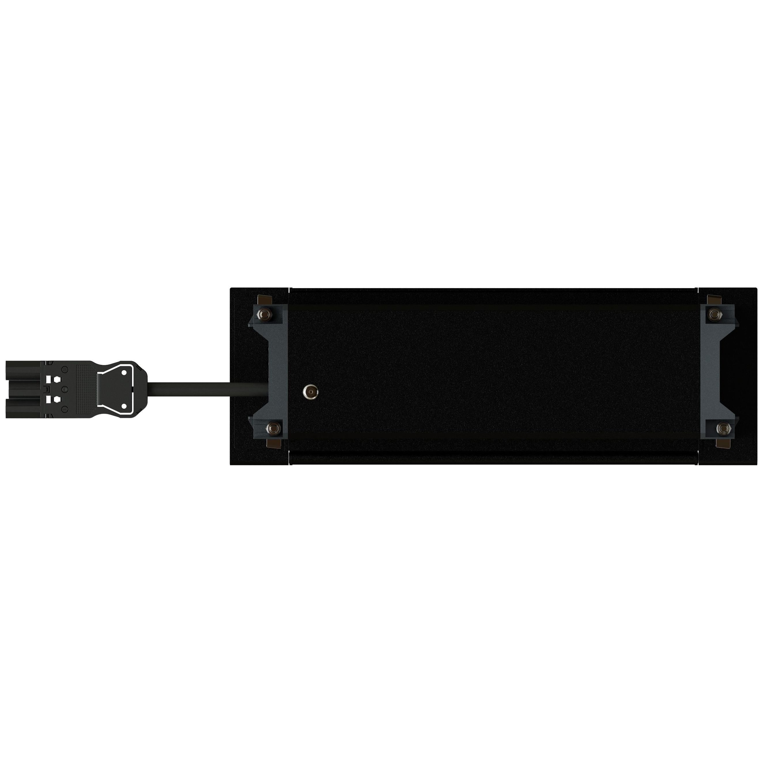 NEXO Steckdoseneinheit schwarz 3x Typ 13 1x USB-A/C