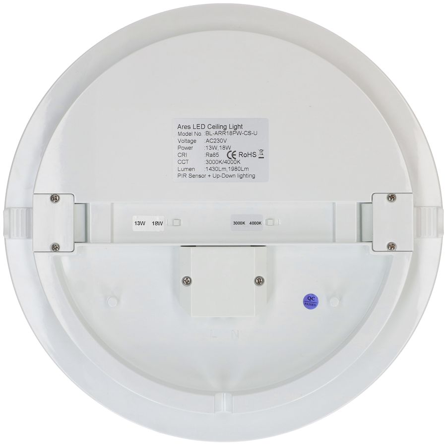 Deckenleuchte FLAT CCT 28 13/18W 1430/1980lm