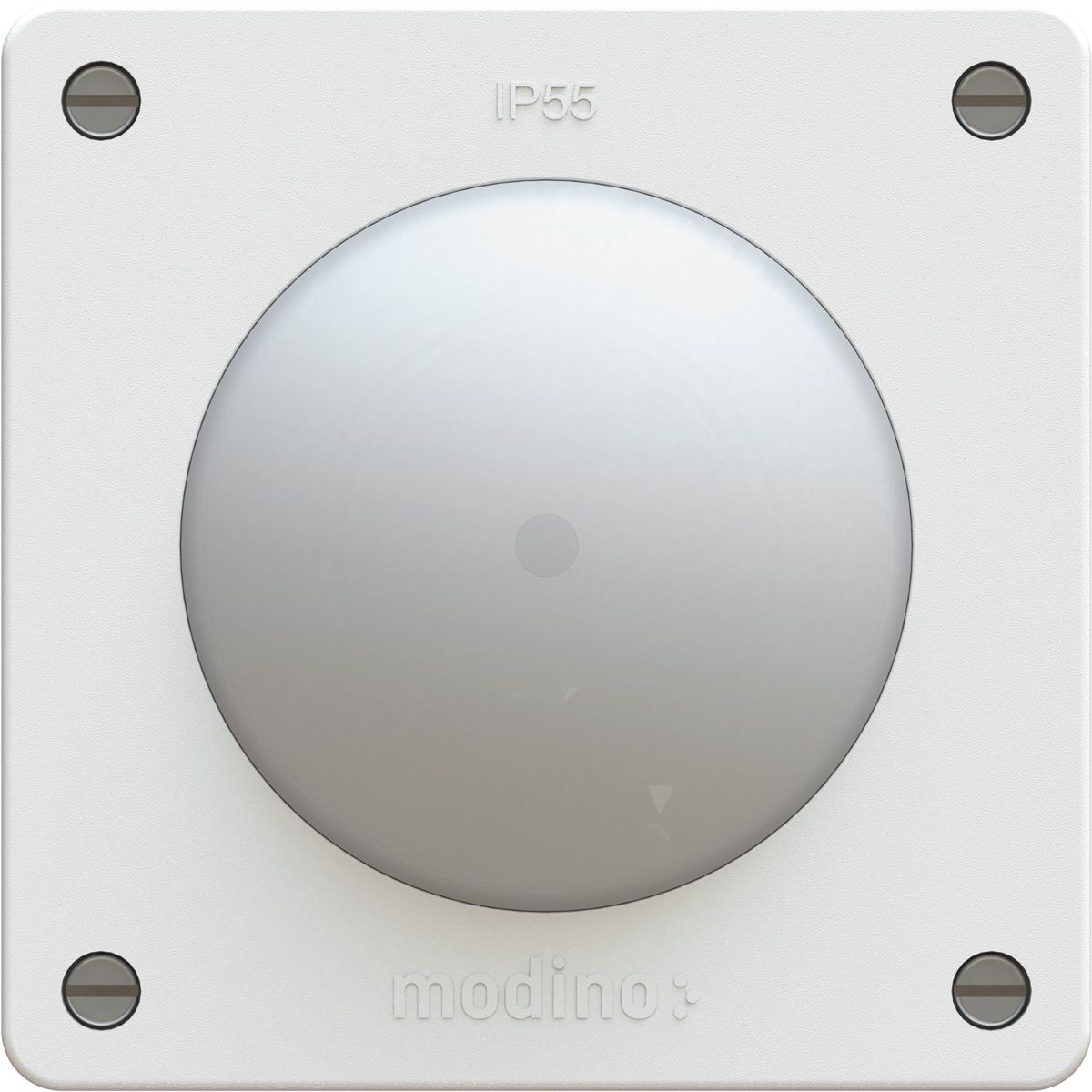 Druckschalter Schema 3 beleuchtet Einsatz +Frontset exo IP55 ws