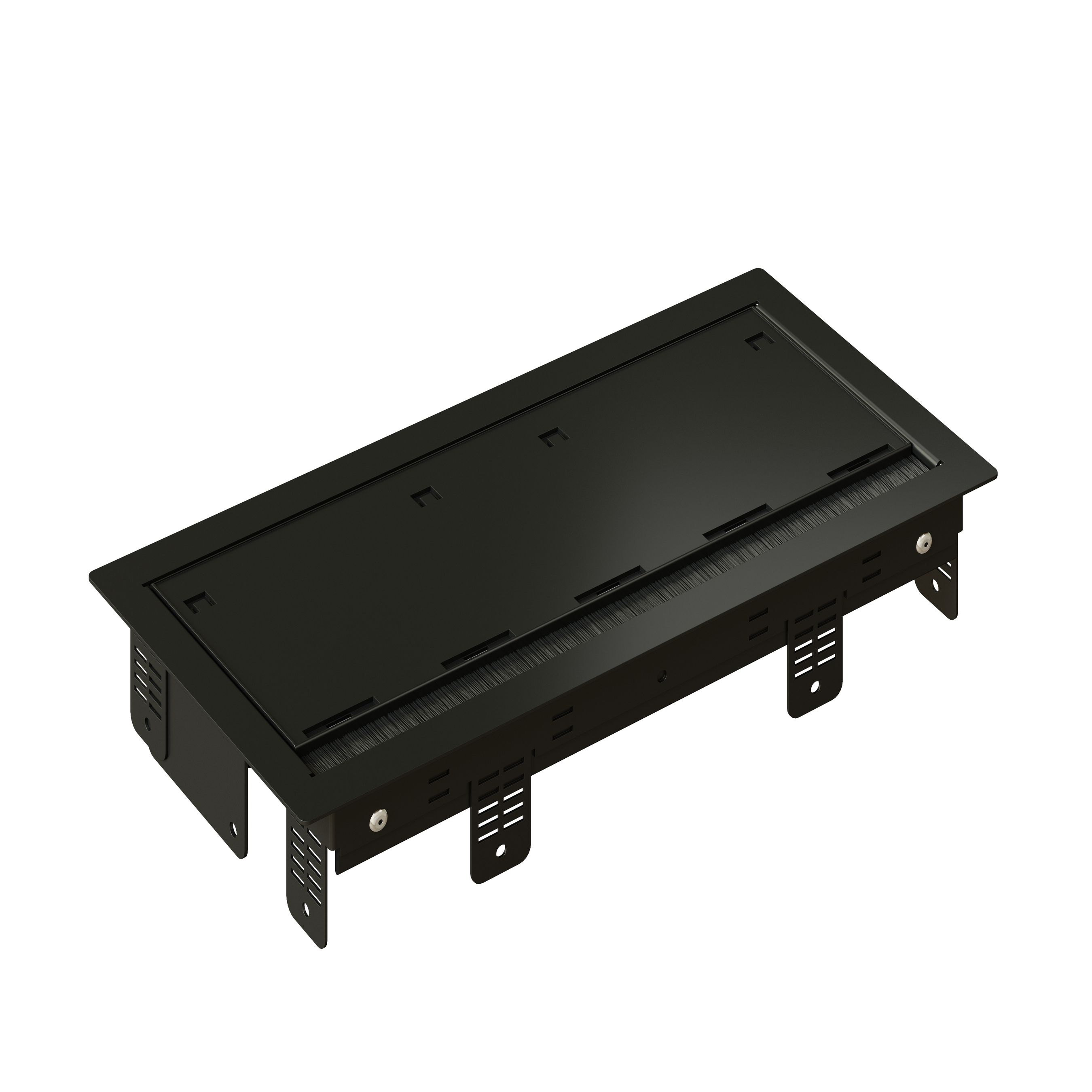 CAP PLUS Einbaurahmen schwarz M 4-fach