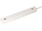Steckdosenleiste Safety Line 5x Typ13 90° BS ws Schalter USB Mag.