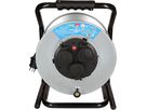 Steel cable reel IP55 with 3x sockets type 13 25m