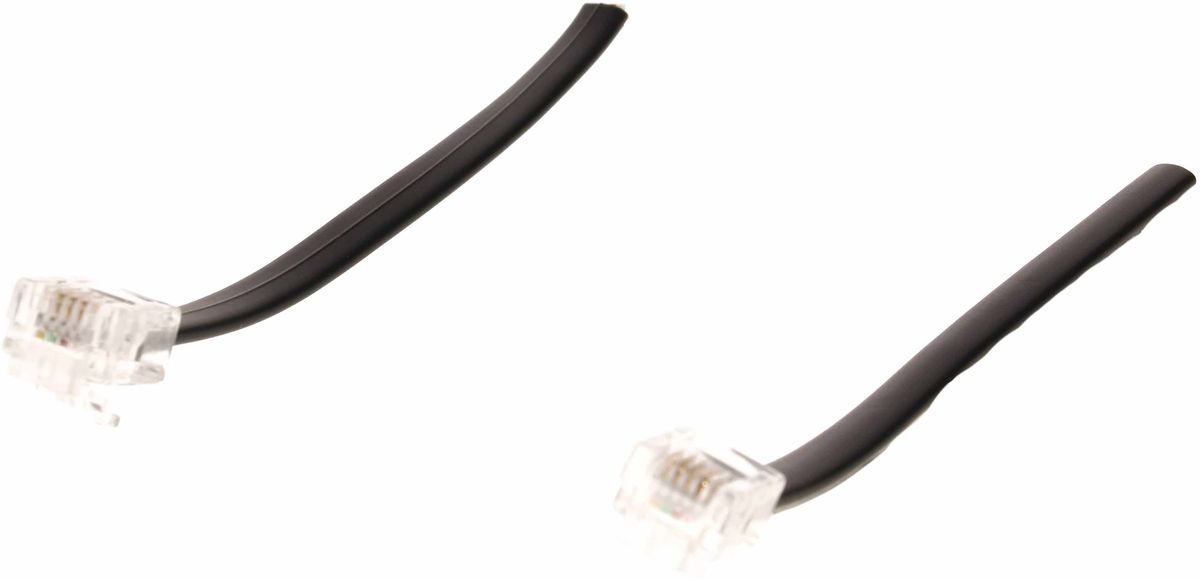 Telefon Verbindungskabel schwarz L=10m