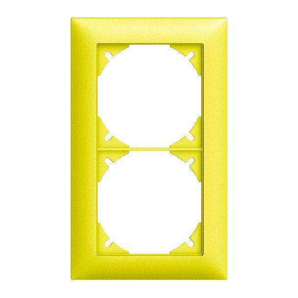 Abdeckrahmen Gr.2x1 UP EdizioDue lemon