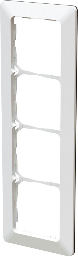 Abdeckrahmen Gr.4x1 UP inkl. Designprofil priamos weiss