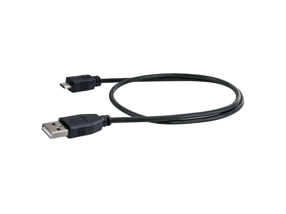 USB-Kabel 0.5m schwarz