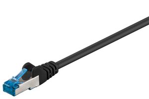 câble patch Cat. 6A S/FTP 1m noir