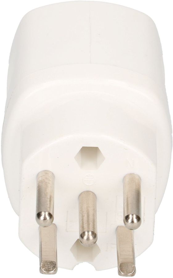 spina tipo 15 a 5 poli bianco