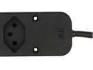 multiprise Swiss Line 5+1x type 13 noir 3m