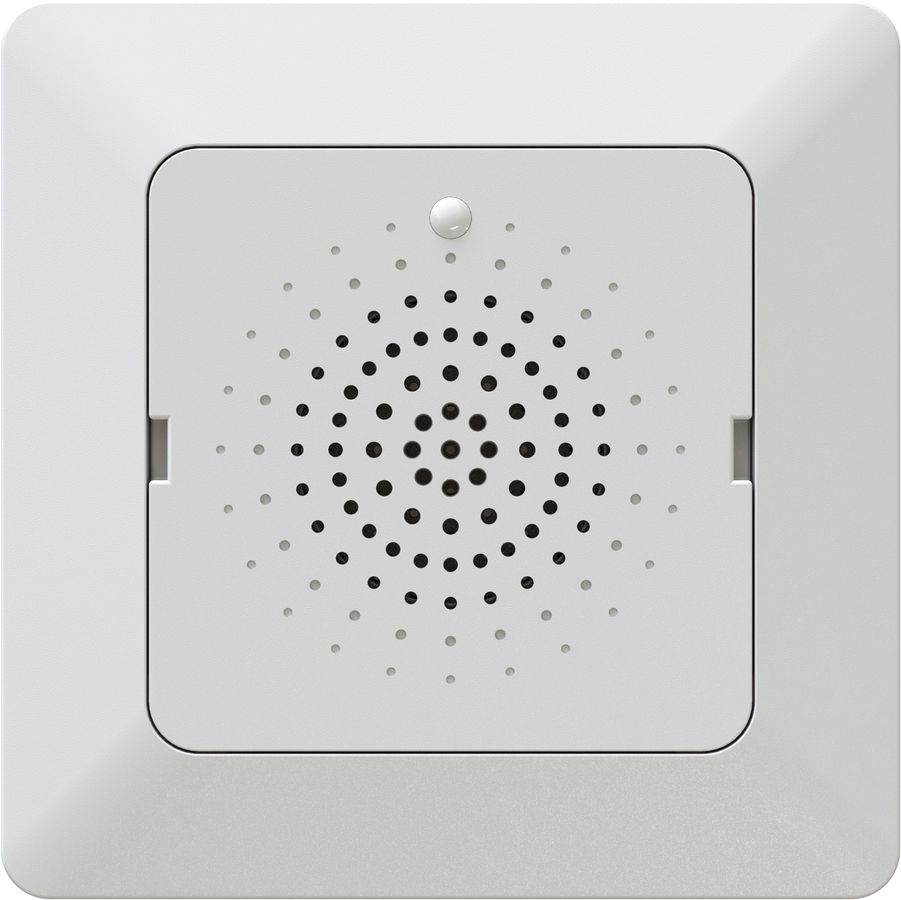 Flush-type wall doorbell 8-24V AC/DC white