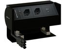 PRISMA Steckdoseneinheit schwarz 2x Typ 13 1x USB-C 36W