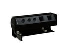 PRISMA Steckdoseneinheit schwarz 3x Typ 13 2x Leermodul