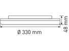 plafonnier et applique LED FLAT CCT 33 HF 25W CCT 2750lm