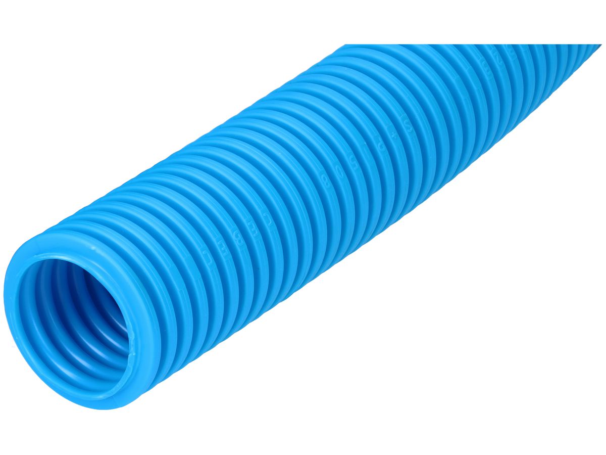Tube ondulé électrique M40 L=25m bleu