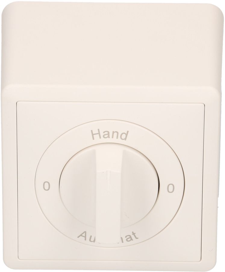 Drehschalter Schema 2/1L 0-Hand-0-Automat AP EdizioDue weiss