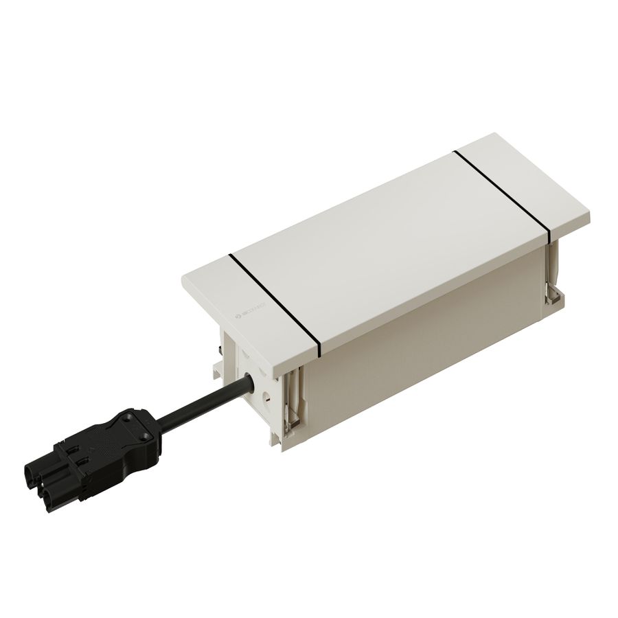 NEXO Steckdoseneinheit weiss 2x Typ 13 1x USB-C/C