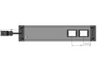 INTRO2.0 Steckdoseneinheit eloxiert 3x Typ 13 1x USB-A/C 2x Leer