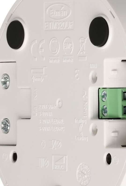LED-Universal-Fussdimmer weiss