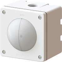 pulsante doppio NA/NC 1x illuminato AP exo IP55 bianco