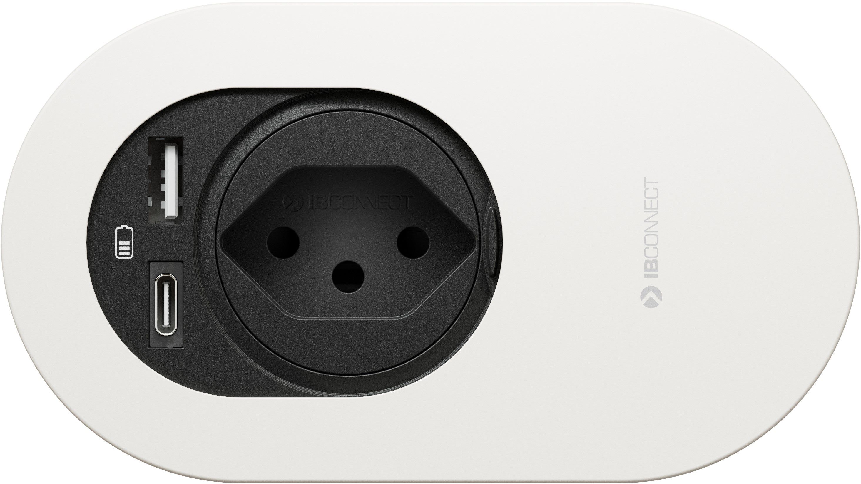 ORBIT Steckdoseneinheit weiss 1x Typ 13 1x USB-A/C