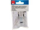 Stecker Typ 12 gewinkelt transparent