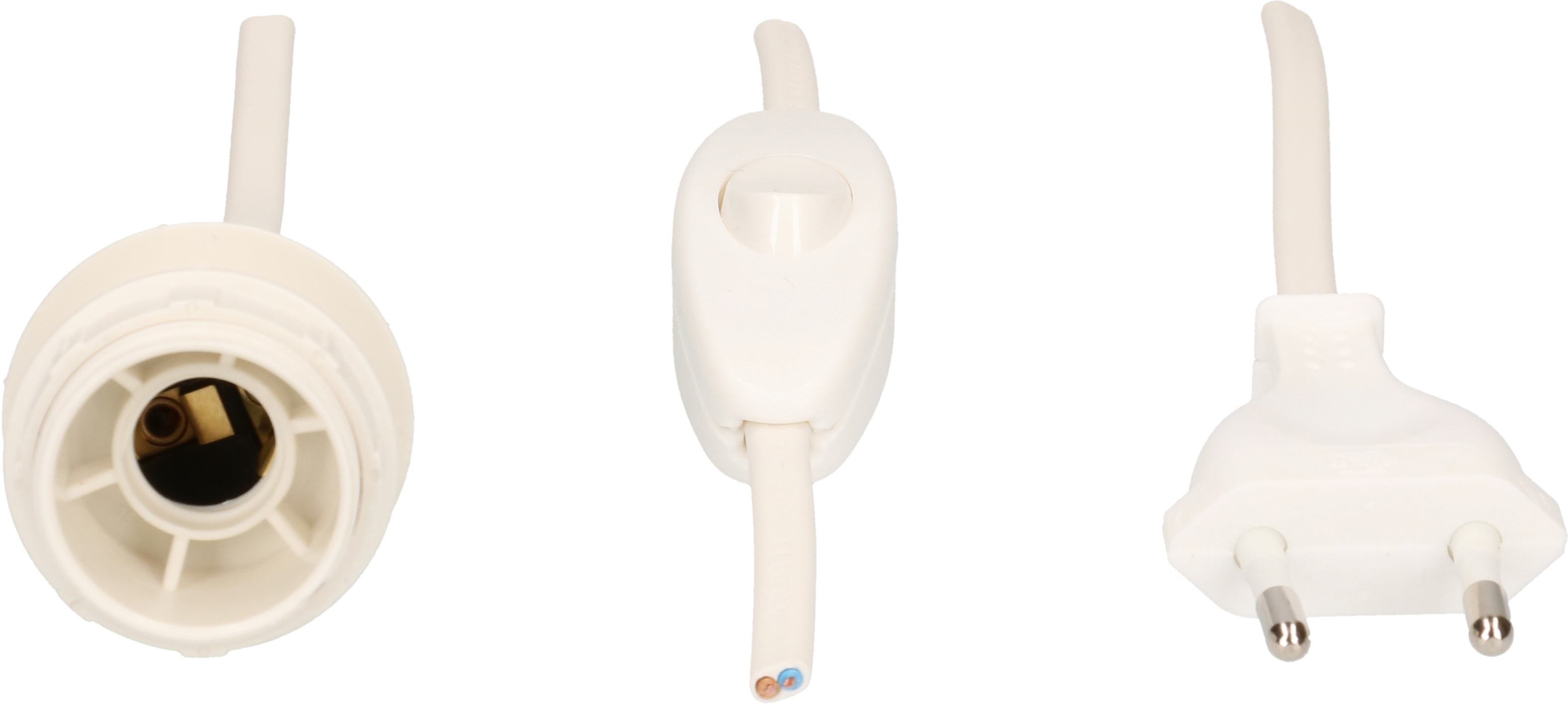 Leuchtengarnitur E14 weiss L=2.0m