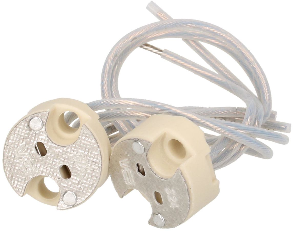 Halogenfassung G4/G5.3/G6.35 PTFE L=140mm