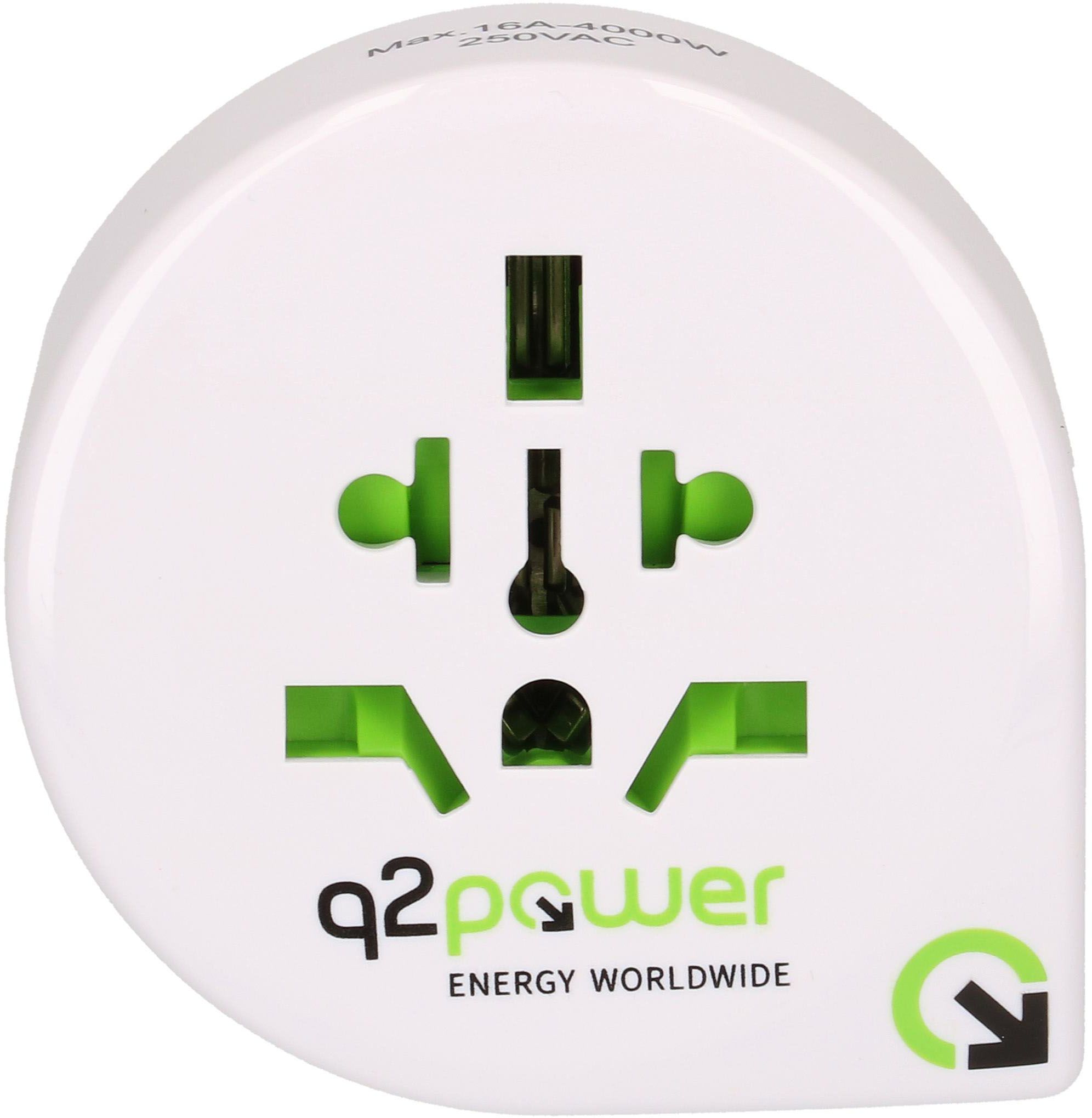 Adaptateur monde Q2 Power Inde - USB