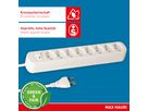 Steckdosenleiste Basic Line 8x Typ 13 ws Schalter 1.5m Green+Fair