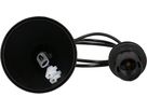 suspension de lampe E27 noir L=1.0m