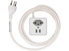 presa aggiuntiva per mobili1x tipo 13 USB C+C bianco 2m tipo 12