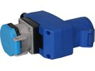 CEE Winkelkupplung blau CEE16-3 + Typ 23 IP55