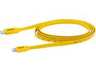 cavo da USB-C a Lightning con impronta del metro 1.2m giallo