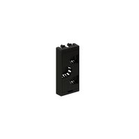 accessoire multimédia 45x22.5 anthracite passe-câble 3 places