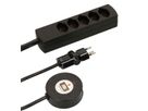 multipresa Safety Line 5x tipo 13 BS ne interr. esterno magnet 2m
