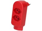 Adaptor 3x type 13 turnable red