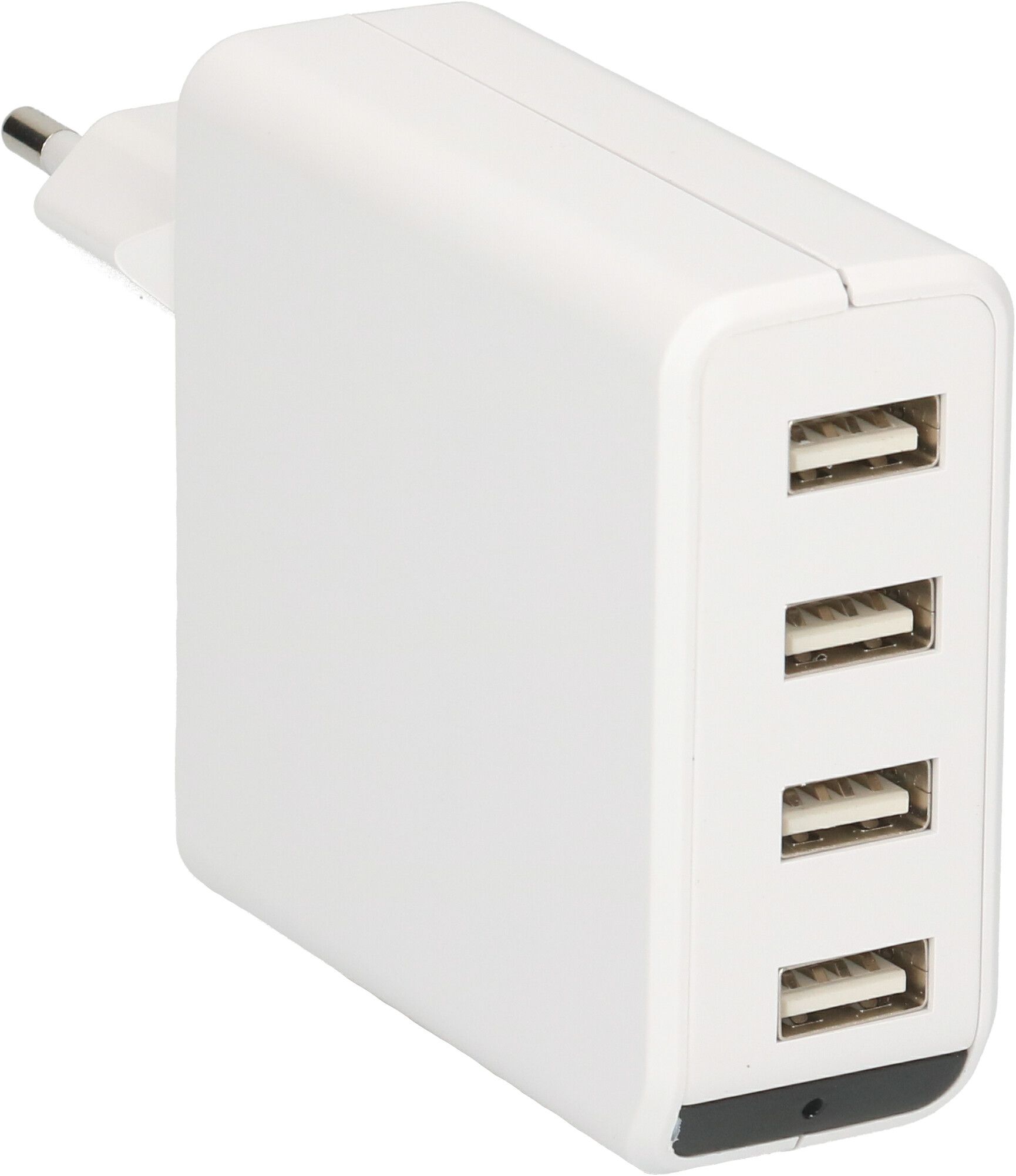 adaptateur de charge USB 4x USB-A 24W indicateur LED blanc