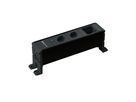 CUBO bloc multiprise noir 2x type 13 1x module vide