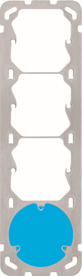 Plaque de fixation ta.4x1 avec fixation en 3 points Kallysto