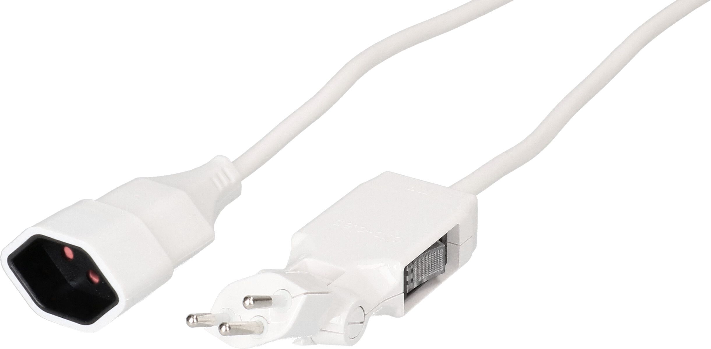 TD-Verlängerung H05VV-F3G1.0 3m ws clip-clap OCP Typ 12 / Typ 13