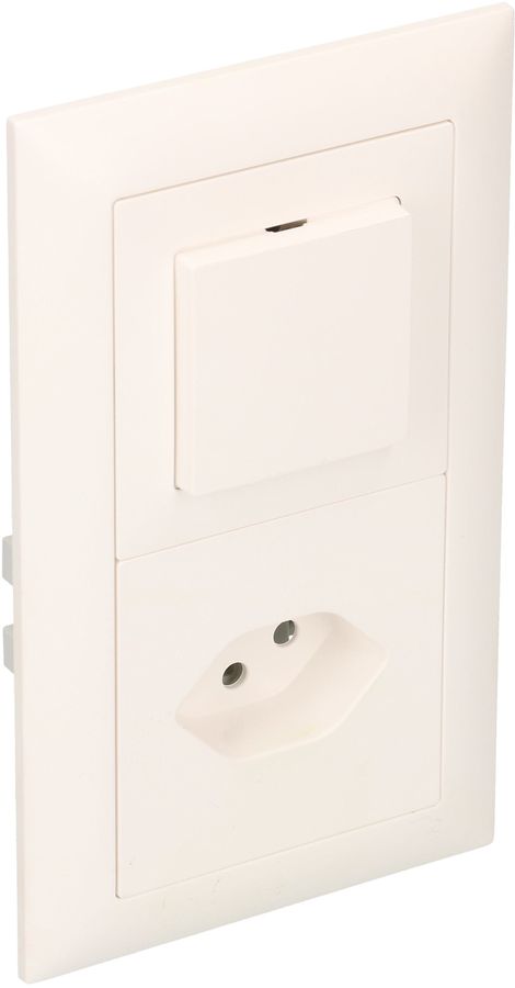 Kombination Schema 3 / Typ 13 Gr.2x1 UP EdizioDue weiss