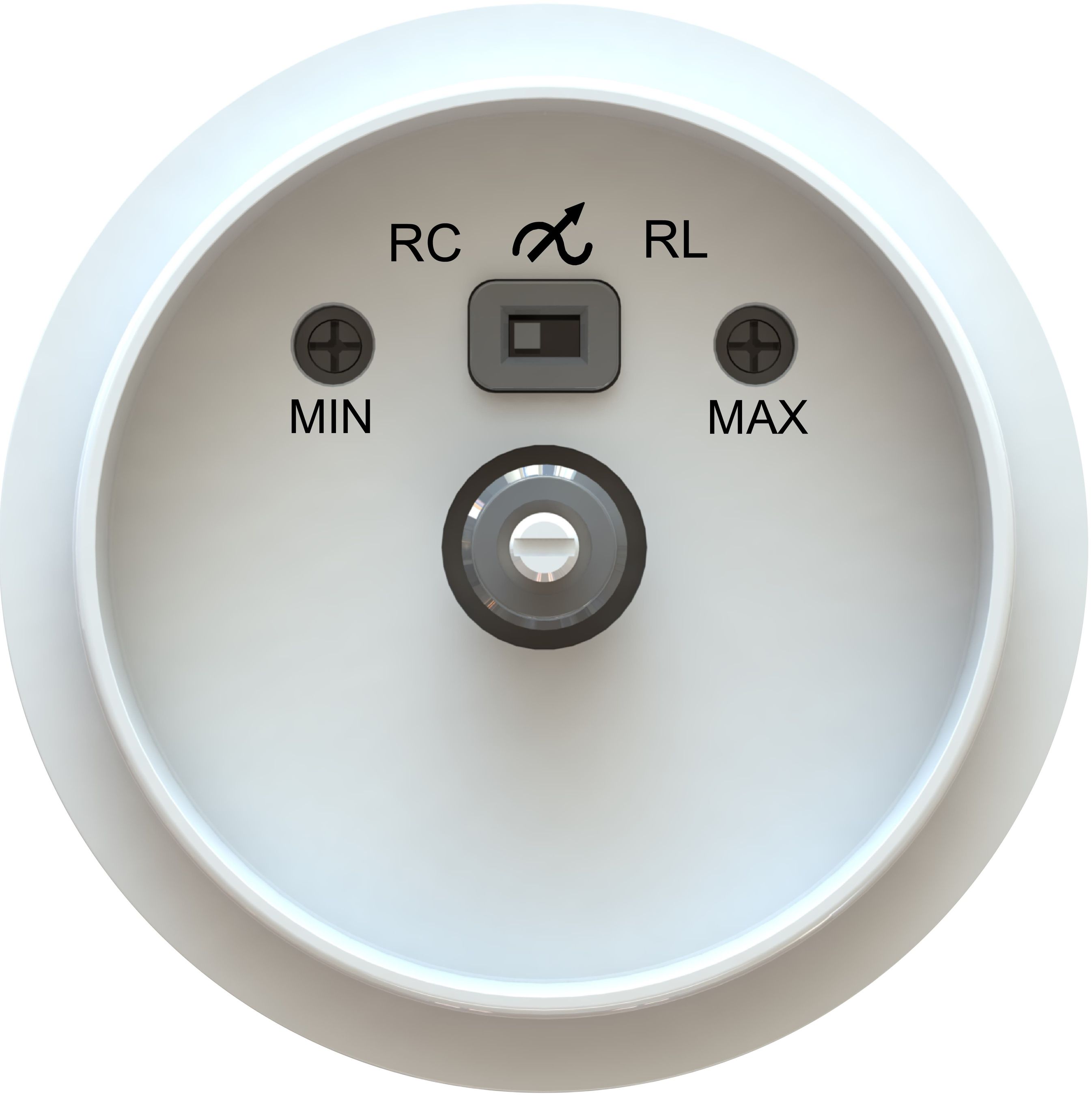 variatore rotativo universale LED 2-400VA AP maxONE bianco