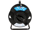 Cable reel IP55 33m with 1x socket and 1x plug IP55