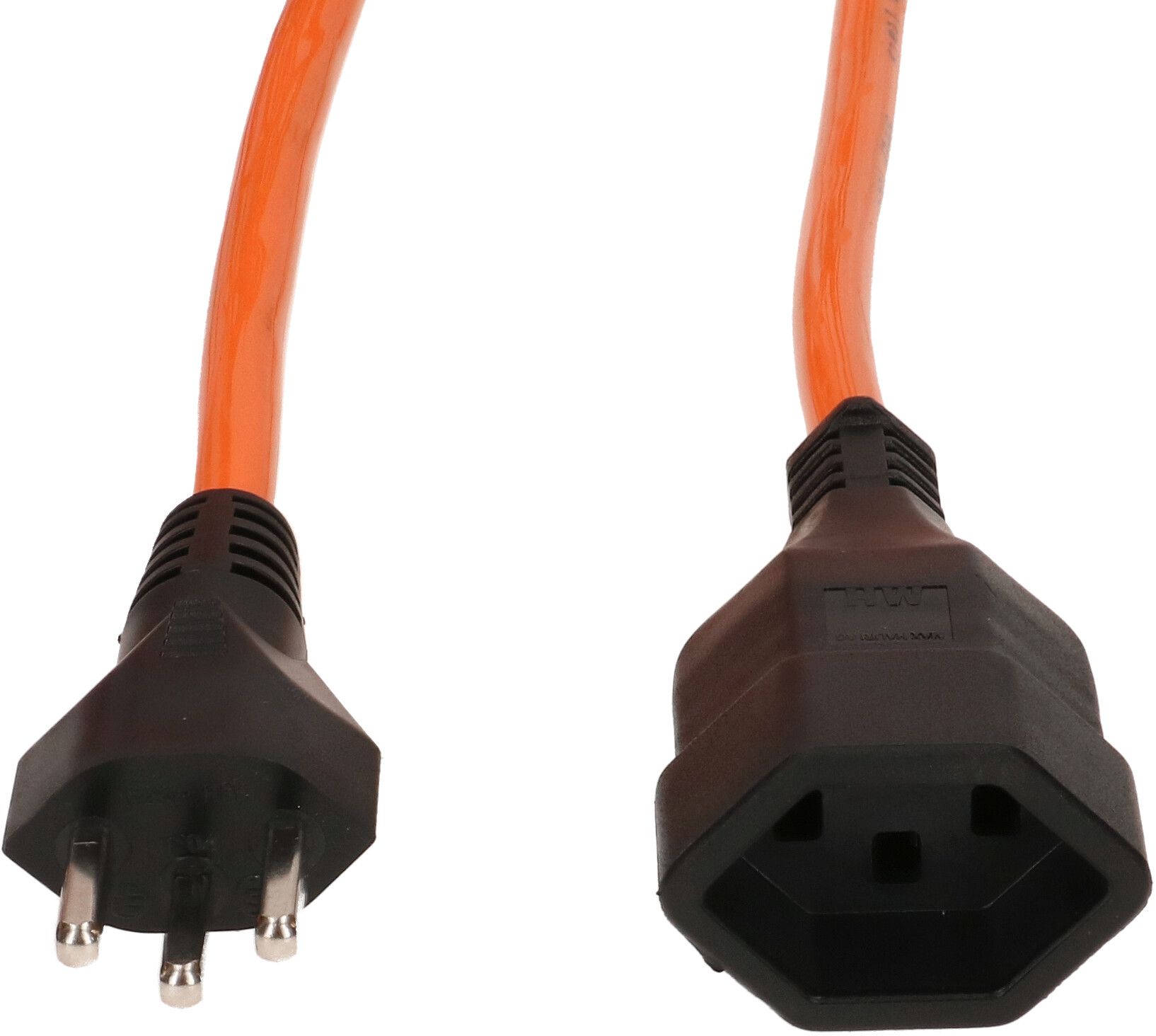 EPR/PUR-Verlängerung H07BQ-F3G1.5 5m orange Typ 23 / Typ 23